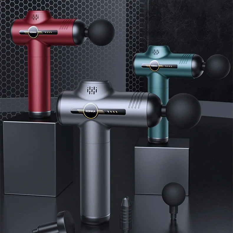 Portable Rechargeable Muscle Massage Gun – Multi-Gear Deep Tissue Massager