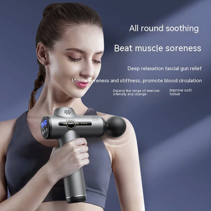 Portable Rechargeable Muscle Massage Gun – Multi-Gear Deep Tissue Massager