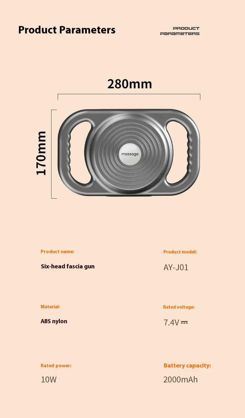 Multi-Gear Vibration Muscle Massager